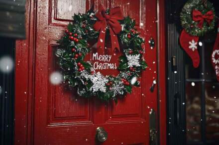 Festive Christmas Door Decorations Ideas for Every Home Style